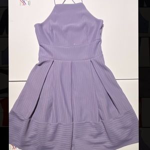 Twik Purple Dress with Strapped Halter Neck size S